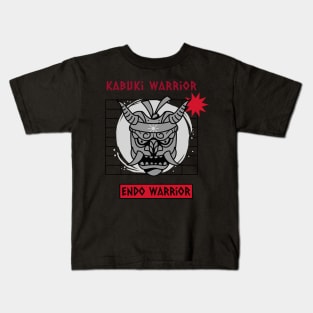 Kabuki warrior, Endo warrior Kids T-Shirt